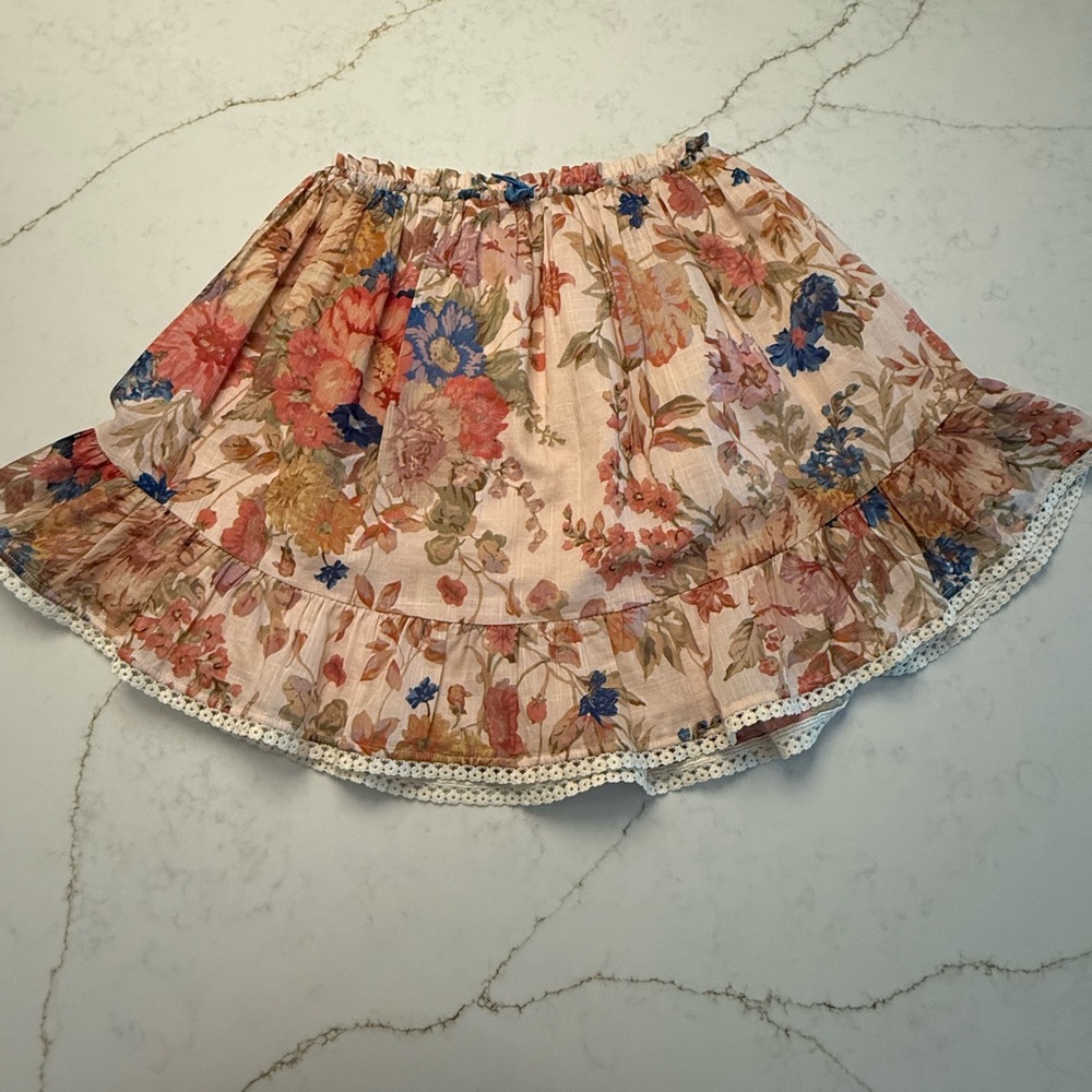 Kids Zimmermann floral skirt - size 10 (fits like women’s size small)